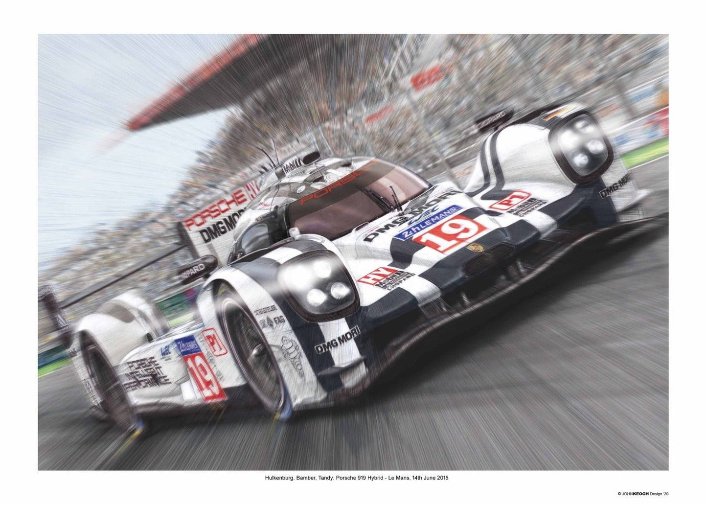 Porsche 919 Hybrid - Le Mans 2015 - GSK Racing